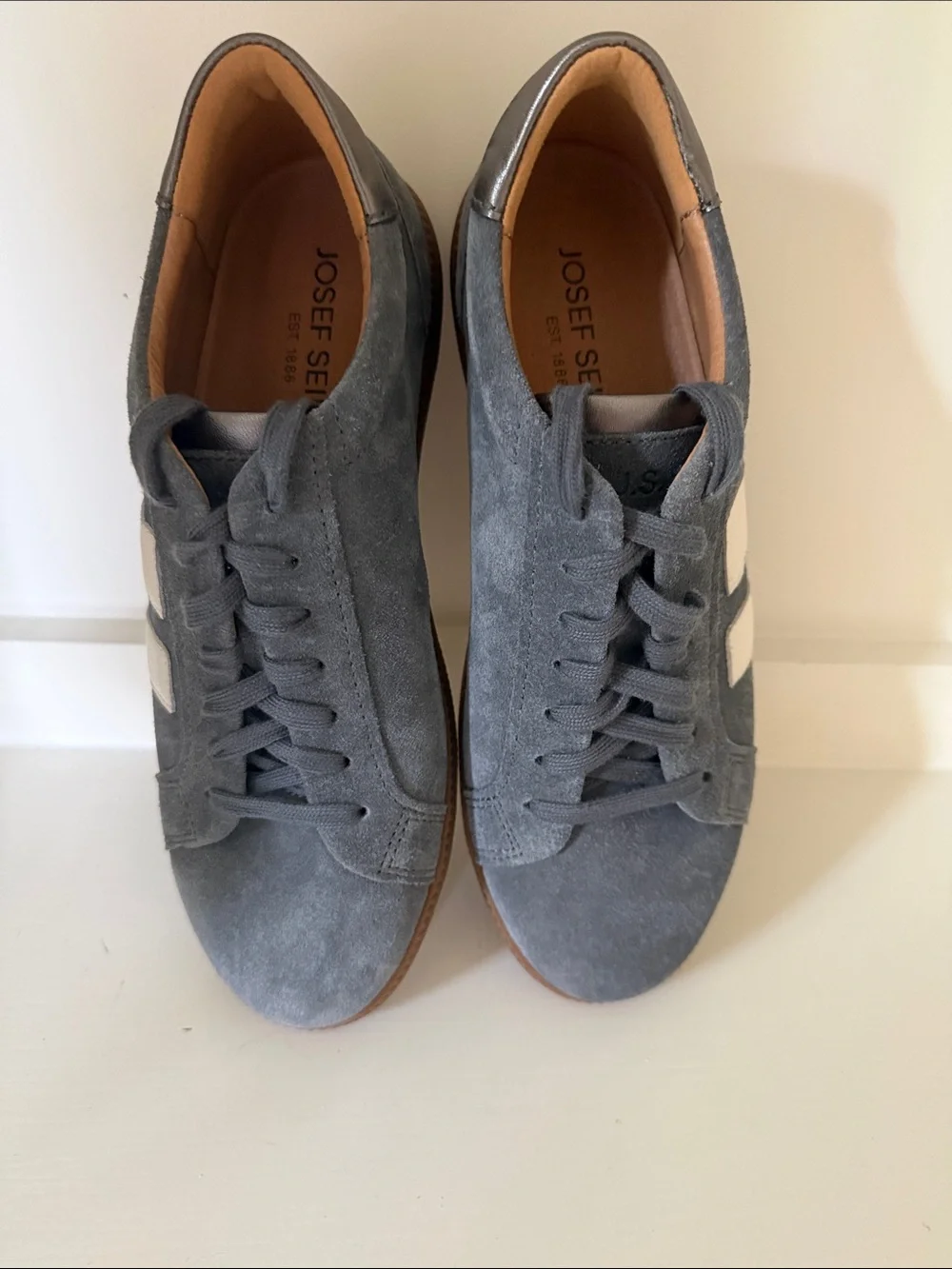 JOSEF SEIBEL JOLENE 04 ASPHALT SNEAKER NWOT SZ 38 / 7.5 $72